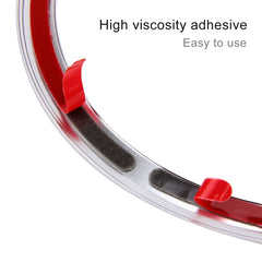 Car Auto Steering Wheel Aluminum Alloy Ring Cover Trim Sticker Decoration for Jaguar, For Jaguar