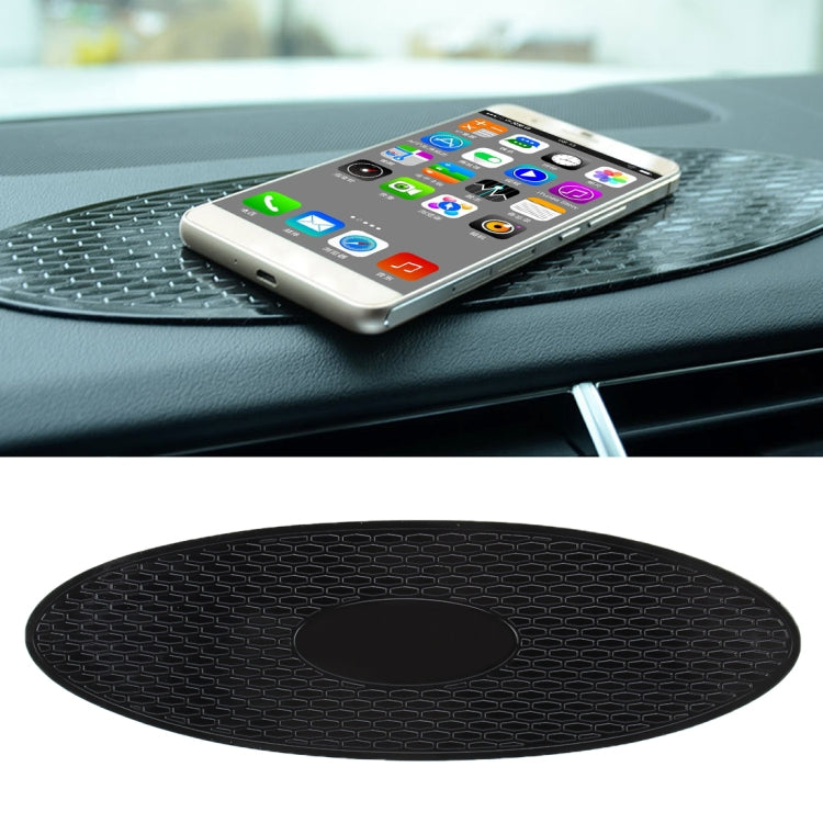 Car Auto Oval Soft Rubber Dashboard Anti-slip Pad Mat for Phone / GPS/ MP4/ MP3, Size: 30*9.5cm, Oval Soft Rubber Mat