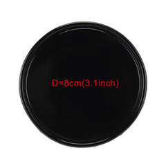 Car Auto Round Soft Rubber Dashboard Anti-slip Pad Mat for Phone / GPS/ MP4/ MP3, Diameter: 8cm, Round Soft Rubber Mat(Black)