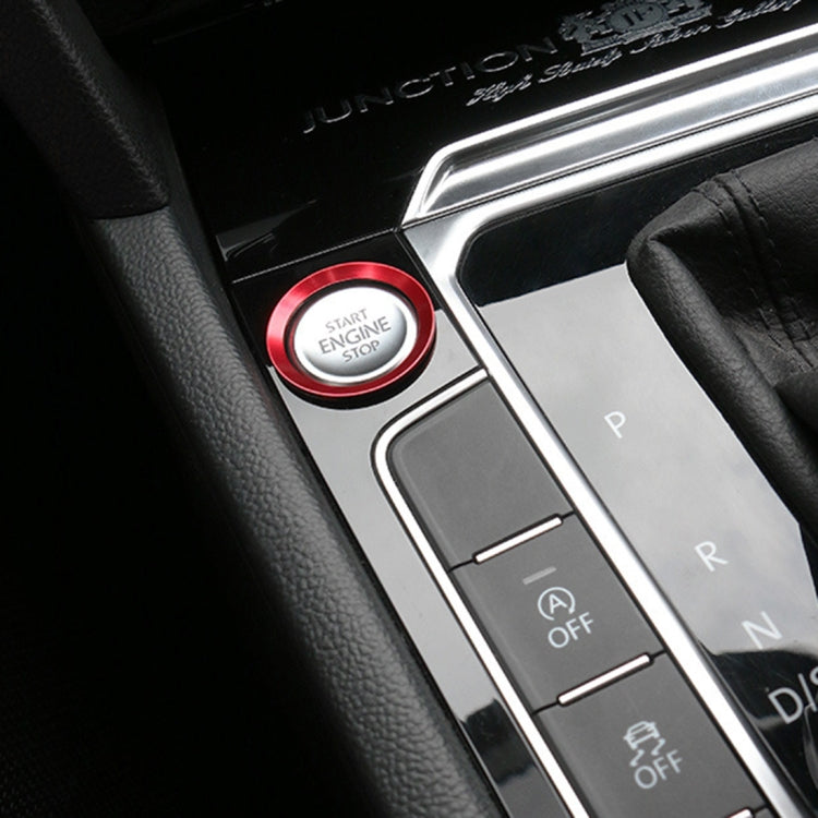 Car Engine Start Key Push Button Ring Trim Aluminum Alloy Sticker Decoration for Volkswagen, For Volkswagen (Engine Start), For Volkswagen