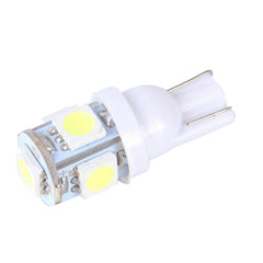 10PCS T10 3W 5500K SMD 5050 5 LED Car Clearance Lights Lamp, DC 12V, 5630-5smd LED