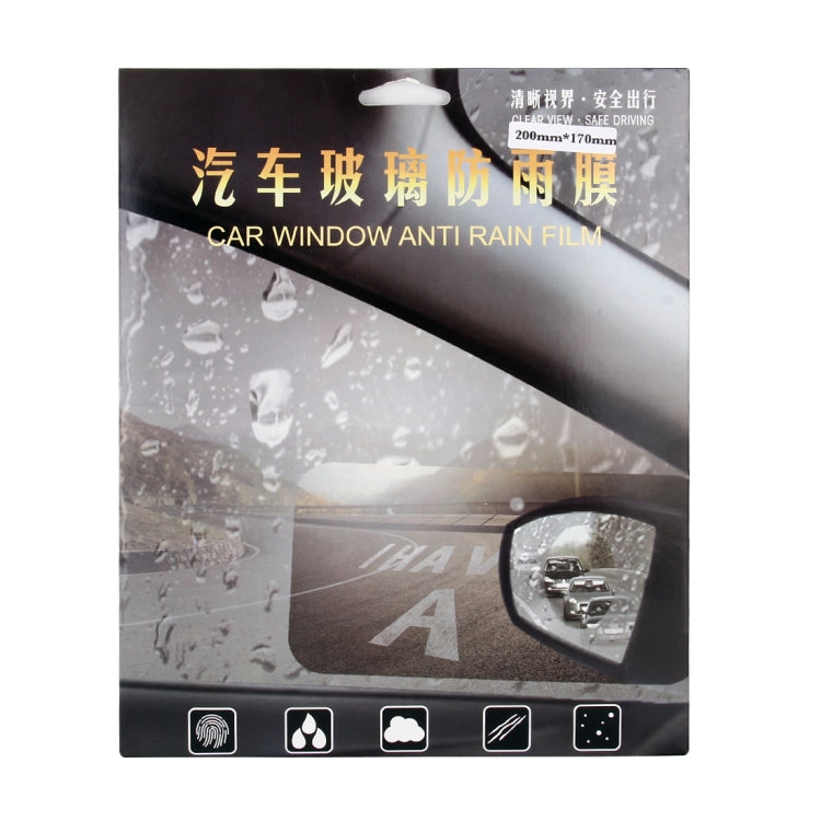 Car PET Rearview Mirror Protective Window Clear Anti-fog Waterproof Rain Shield Film, Size: 20*17cm, 20*17cm