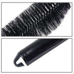 KANEED Portable Loop Style Auto Car Vehicle Motorcycle Wheel Tire Rim Hub Scrub Wash Brush Washing Cleaning Tool, Tire Rim Hub Brush