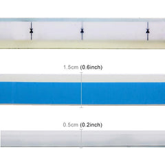 2 PCS 60cm DC12V 7.5W Ultra-thin Waterproof Car Auto Double Colors Turn Lights / Running Lights SMD-2835 LED Bulbs (Turn Lights: Yellow Light; Running Lights: Ice Blue Light), 60cm Turn Lights: Yellow Light; Running Lights: Ice Blue Light              ...