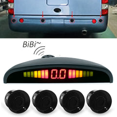 PZ316 Digital LED Crescent Shape Display Rear View Mirror Car Recorder for Truck with 4 Rear Radar, PZ316