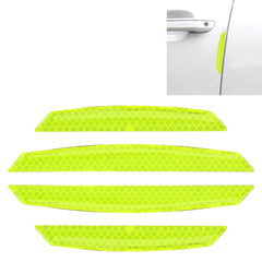 4 PCS Universal Car Door Anti-collision Strip Protection Guards Trims Stickers, 4 PCS