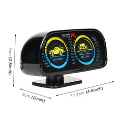TR-9601 Adjustable Slope Meter Slopemeter Finder Tool Car Vehicle Inclinometer Gauge, Car Inclinometer Gauge
