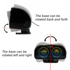TR-9601 Adjustable Slope Meter Slopemeter Finder Tool Car Vehicle Inclinometer Gauge, Car Inclinometer Gauge