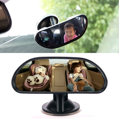 Car Auto 360 Degree Adjustable Suction Cup Rear View Mirror Baby Convex Mirror, Suction Cup Rear View Mirror