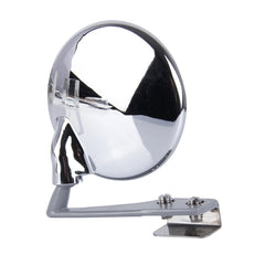 Vehicle Front Blind Area Wide-angle Adjustable Right Side Observation Mirror, Silver Right Side