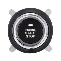 Smart Car Switch Car Engine Start Stop Switch Car Push Start Switch, with RFID Alarm System, Blue Light, Car Switch