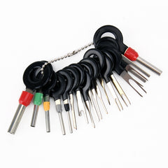 18 PCS Auto Car Plug Circuit Board Wire Harness Terminal Extraction Pick Connector Crimp Pin Back Needle Remove Tool, 18 PCS