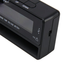 Digital Car Thermometer Voltage Meter Luminous Clock Tester Detector Multi-function Car Digital Clock with Thermometer and Automotive Voltmeter, Thermometer Voltage Meter