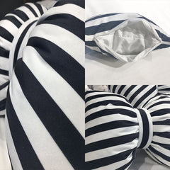 Classical Stripe Bowknot Style Breathable Car Waist Pillow Back Cushion, Size: 35*45cm, Size: 35*45cm