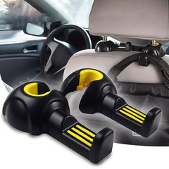 3R-2112 2 PCS Car Seat Back Convenient Hooks Bags Hanger Holder, Random Color Delivery, 3R-2112