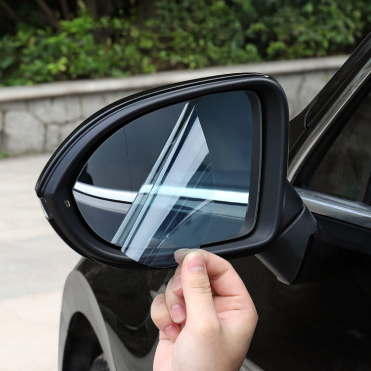 Car Round PET Rearview Mirror Protective Window Clear Anti-fog Waterproof Rain Shield Film for Toyota Corolla 14-18 (Can Customize Other Model), For Toyota Corolla 14-18