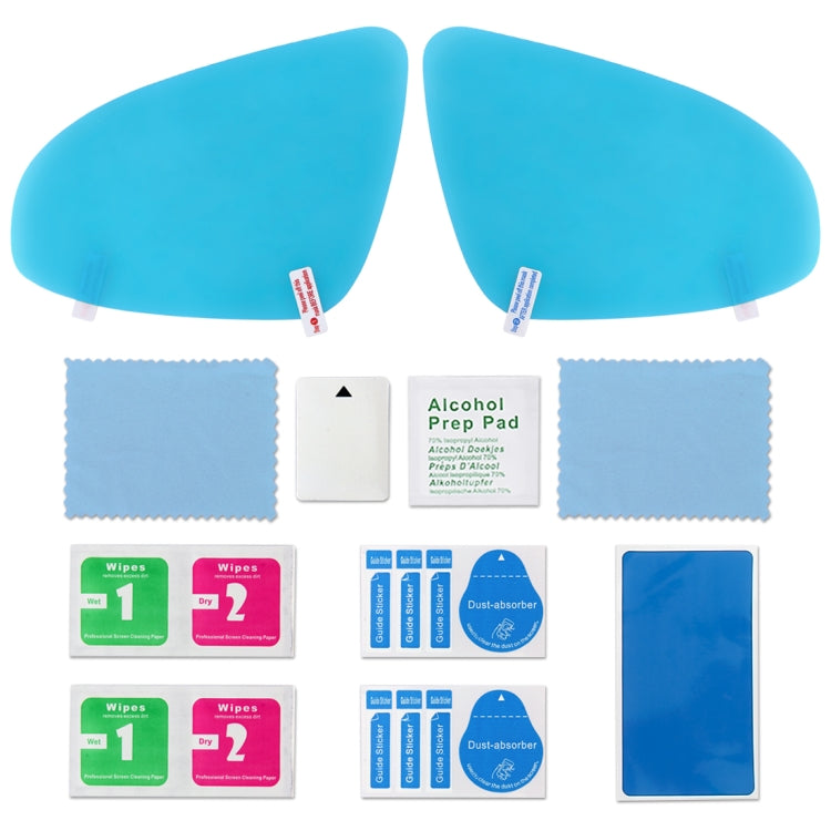 Car Round PET Rearview Mirror Protective Window Clear Anti-fog Waterproof Rain Shield Film for Toyota Corolla 14-18 (Can Customize Other Model), For Toyota Corolla 14-18