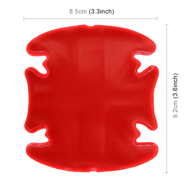 4 PCS Car-Styling Car Door Handle Scratches Resistant Sticker, Car Door Handle Sticker, 4 PCS