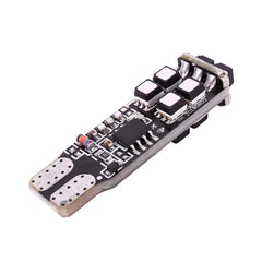 2 PCS W5W 194 T10 Multi Colors 10 SMD 3535 LED Car Clearance Light Marker Light with Remote Control, DC 12V, 2 PCS SMD 3535