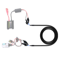 100cm Car HID Xenon Ballast High Voltage Extension Cable Harness, Size: 100cm