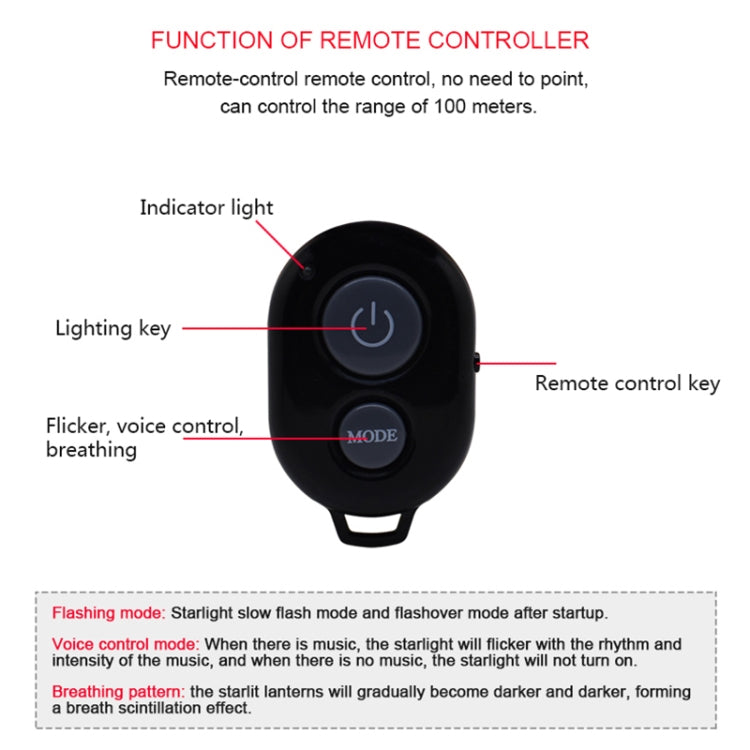 5V Roof Ceiling Decoration Red Light Star Night Lights Starry Sky Atmosphere Lamp Projector with Remote Control, Starry Sky/Remote Control