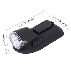 3W 240LM USB Solar Energy Motorcycle / Bicycle Front Light, Front Light Black, Front Light White