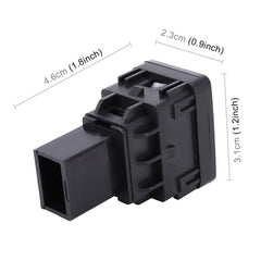 Car Fog Light 5 Pin On-Off Button Switch with Cable for Nissan Sylphy, With Cable