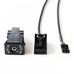 AUX Interface + Wiring Hardness for BMW MINI ONE COOPER E39 E53 X5Z4 E85 E86 X3 E83, Cable Length: 1.5m, BMW E39 / E53
