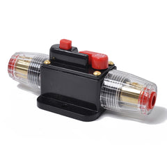 DC 12-24V Car Circuit Breaker Stereo Audio Fuse Holder Insurance 80A Fuse, 80A