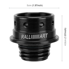 Car Modified Stainless Steel Oil Cap Engine Tank Cover for Mitsubishi, Size: 5.0 x 4.6cm