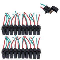 20 PCS Removable Car Blade Fuse Box Holder, 20 PCS Blade Fuse Box Holder