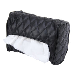 Car Auto Leather Sun Visor Backseat Hanger Tissue Box Paper Napkin Bag (Not Include Napkin), Not Include Napkin Black, Not Include Napkin Pink, Not Include Napkin White