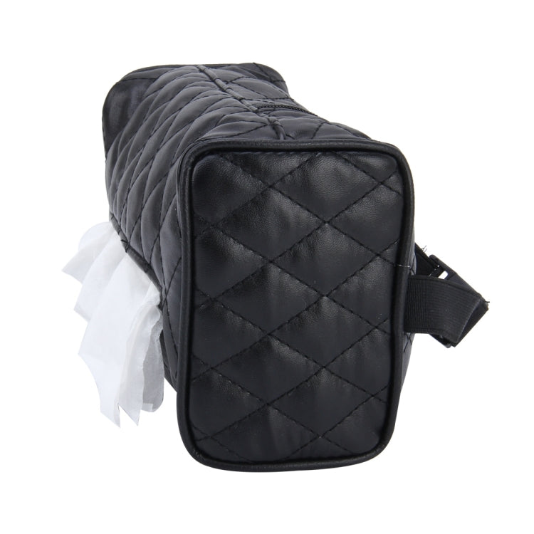 Car Auto Leather Sun Visor Backseat Hanger Tissue Box Paper Napkin Bag (Not Include Napkin), Not Include Napkin Black, Not Include Napkin Pink, Not Include Napkin White