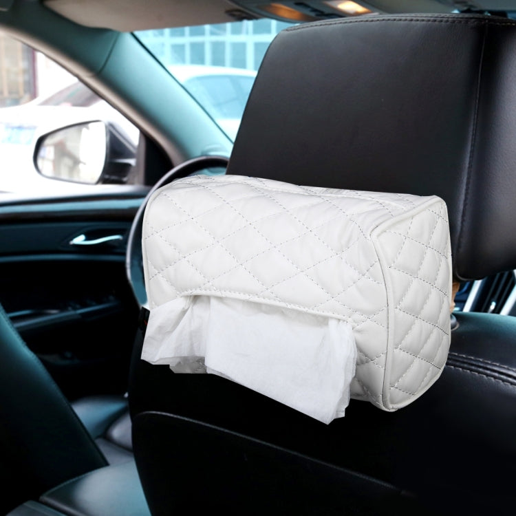 Car Auto Leather Sun Visor Backseat Hanger Tissue Box Paper Napkin Bag (Not Include Napkin), Not Include Napkin Black, Not Include Napkin Pink, Not Include Napkin White