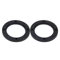 2 PCS 4 inch Car Auto ABS Loudspeaker Base Protection Hollow Cover Holder Mat, Inner Diameter: 10cm, 10cm