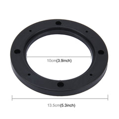2 PCS 4 inch Car Auto ABS Loudspeaker Base Protection Hollow Cover Holder Mat, Inner Diameter: 10cm, 10cm