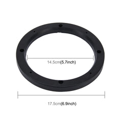 2 PCS 6.5 inch Car Auto ABS Loudspeaker Base Protection Hollow Cover Holder Mat, Inner Diameter: 14.5cm, 14.5cm