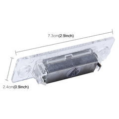 2 PCS License Plate Light with 24 SMD-3528 Lamps for Volkswagen, For Volkswagen