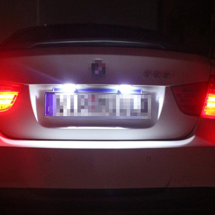 2 PCS License Plate Light with 24 SMD-3528 Lamps for Volkswagen, For Volkswagen