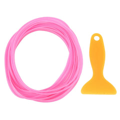 5m Flexible Trim For DIY Automobile Car Interior Moulding Trim Decorative Line Strip with Film Scraper