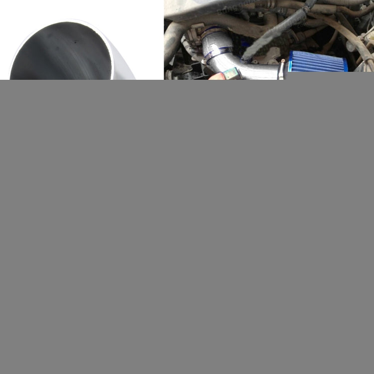 Universal  Air Intake Pipe Super Power Flow Air Intakes Short Cold Racing Aluminium Air Intake Pipe Hose with Cone Filter Kit System