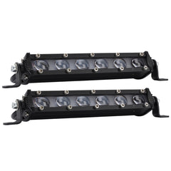 2 PCS 8 inch 18W 6000K IP67 1800ML Car Boat Marine Work Lights Spotlight LED Bulbs, DC 9-30V, 8 inch