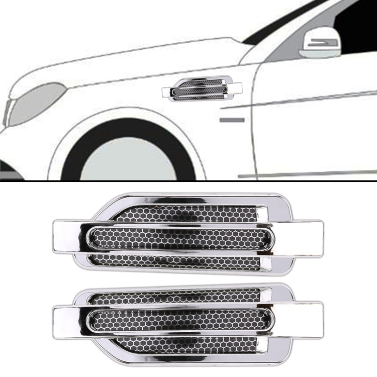 2 PCS Car-Styling Random Decorative Sticker, Black, Random Decorative Sticker