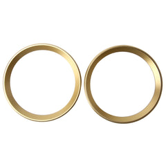 2 PCS Car Logo Decorative Circle Steering Wheel Decoration Ring Sticker Logo Car Styling Modification Car Front Logo Ring Decoration Rear Cover Trim Hood Emblem Rings for BMW 5 Series, For BMW 5 Series