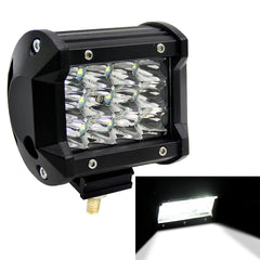 4 inch Three Rows Led Light Bar Modified Off-road Lights Roof Light Bar IP67 Waterproof 9W Condenser 6000K 5500LM LED Spotlight Light Searchlight Car LED Work Lights, DC 10-48V, Spot+36W