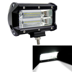 5 inch 18W 24 LED Waterproof IP67 Two Bar Modified Off-road Lights Spotlight Light Car Work Lights, DC 9-48V, Spot/72W/6000K 3000LM, Yellow/18W/3000K 1080LM