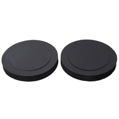 2 PCS Car Sound Insulation Speaker Soundproof Cotton with Self Adhesive Car Sound Insulation Cotton, Outer Diameter : 19.5 cm, Inner Diameter: 14.3 cm, Car Speaker Soundproof Cotton