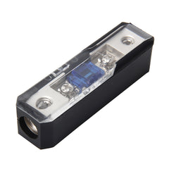 Car Stereo Car Audio Fuse Holder Insurance 60A Car Audio Fuse Holder Car Auto Fuse Holder Blade Fuse Holder for Car Audio, 1 in 1 Way