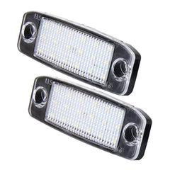 2 PCS LED License Plate Light with 18  SMD-3528 Lamps for Hyundai Sonata,2W 120LM,6000K, DC12V(White Light), For Hyundai Sonata
