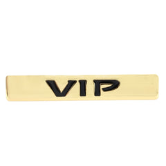 Auto VIP Sticker  VIP Label Car Stickers 3D Metal Fashion VIP Logo Car Stickers,Size:9.5*1.5cm